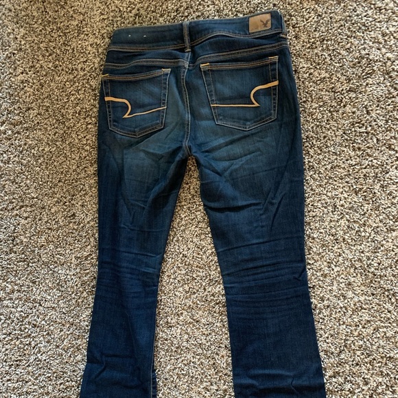 American Eagle Kickboot Dark Wash Jeans Size 4 - Picture 2 of 4